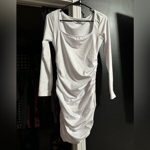 all white cotton dress